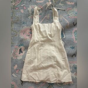 Princess Polly Cream Mini Dress
